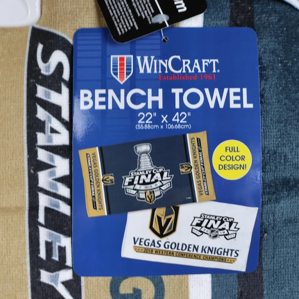 Vegas Golden Knights Bench Towel 22x42 NHL 2018‎ Stanley Cup Final WinCraft